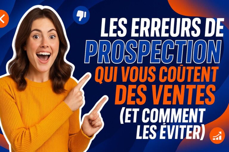 découvrez les erreurs courantes en prospection qui freinent vos ventes et apprenez des stratégies efficaces pour les éviter et booster votre chiffre d'affaires.