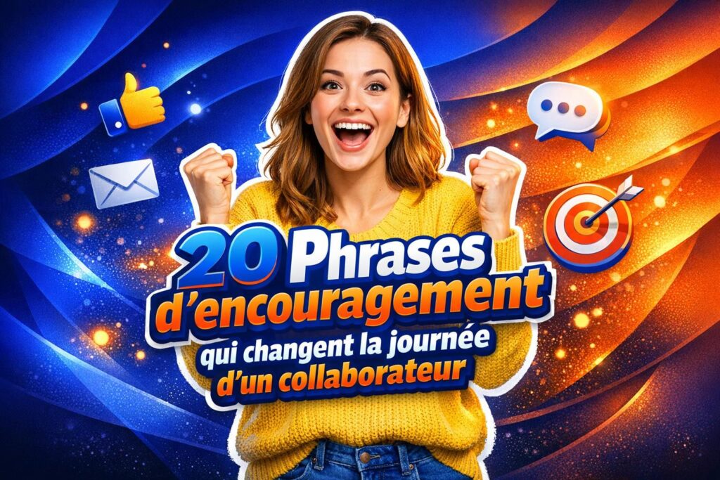 découvrez 20 phrases d'encouragement puissantes pour motiver vos collaborateurs et transformer leur journée en un instant.