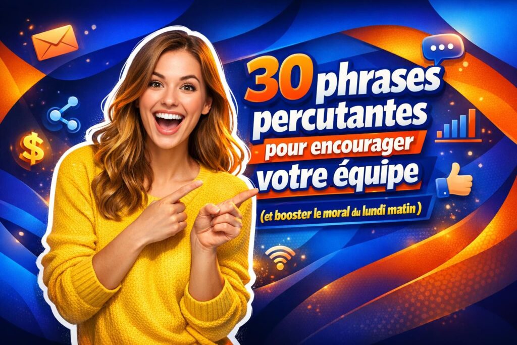 découvrez 30 phrases percutantes pour motiver votre équipe et booster le moral du lundi matin. inspire confiance, énergie et productivité dès le début de la semaine.