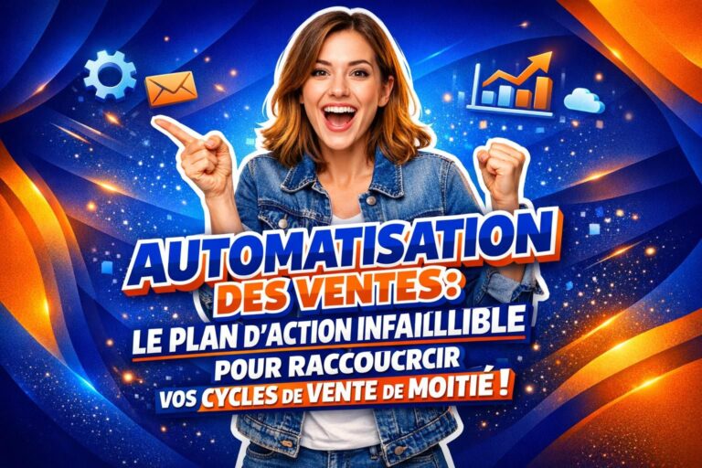 découvrez notre plan d'action infaillible pour automatiser vos ventes et réduire de moitié la durée de vos cycles commerciaux, boostant ainsi votre efficacité et vos revenus.