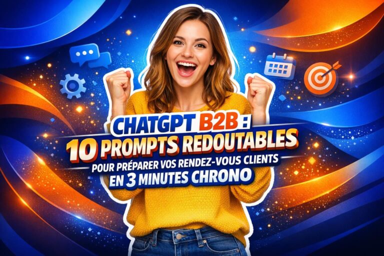 découvrez 10 prompts chatgpt b2b efficaces pour préparer rapidement vos rendez-vous clients en seulement 3 minutes et maximiser vos chances de succès.