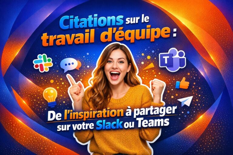 découvrez des citations inspirantes sur le travail d'équipe à partager facilement sur slack ou teams pour motiver et renforcer la collaboration au sein de vos équipes.