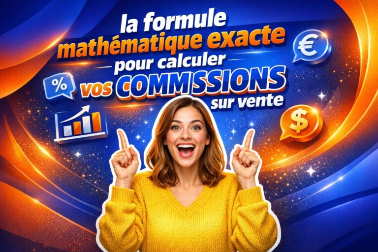 découvrez la formule mathématique exacte pour calculer facilement vos commissions sur vente et optimiser vos revenus avec précision.