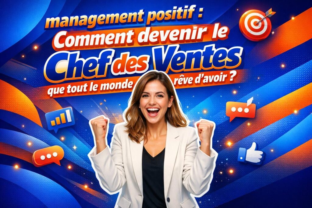 découvrez les clés du management positif pour devenir un chef des ventes inspirant et efficace, apprécié par toute votre équipe et booster vos performances commerciales.