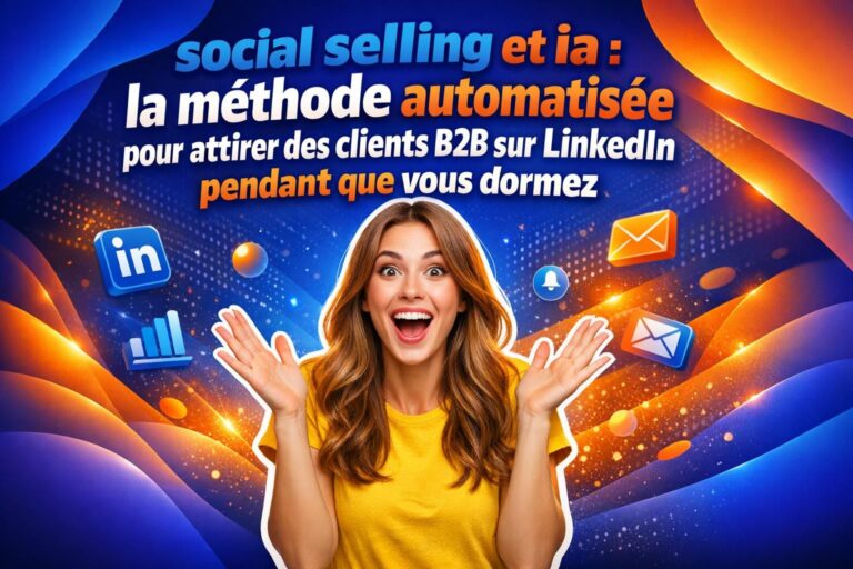 découvrez comment le social selling combiné à l'ia peut automatiser votre prospection b2b sur linkedin et attirer des clients même pendant votre sommeil.